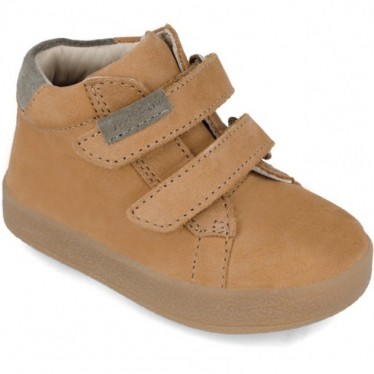 Bottines garçon Garvalín 241315 Auto-adhérentes CAMEL