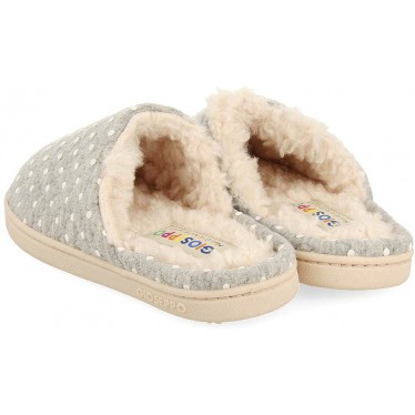Chaussons à pois GIOSEPPO LYSANDER 73110 GRIS