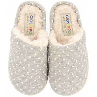 Chaussons à pois GIOSEPPO LYSANDER 73110 GRIS