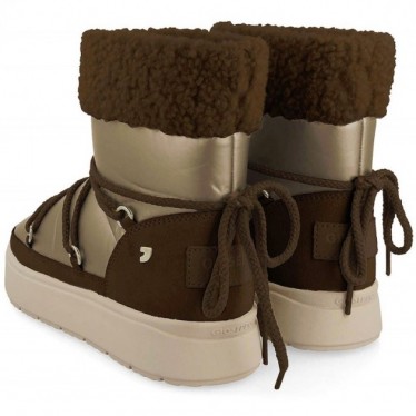 Bottes métalliques style après ski GIOSEPPO WOLCOTT 73283 MARRON