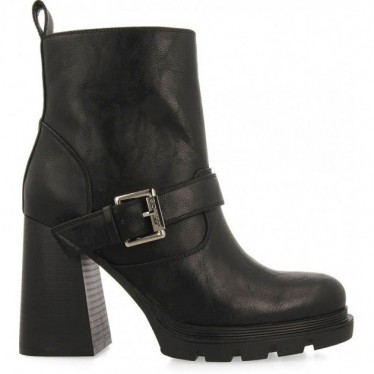 Bottines style motard à talon GIOSEPPO SIOFOK 73400 NEGRO