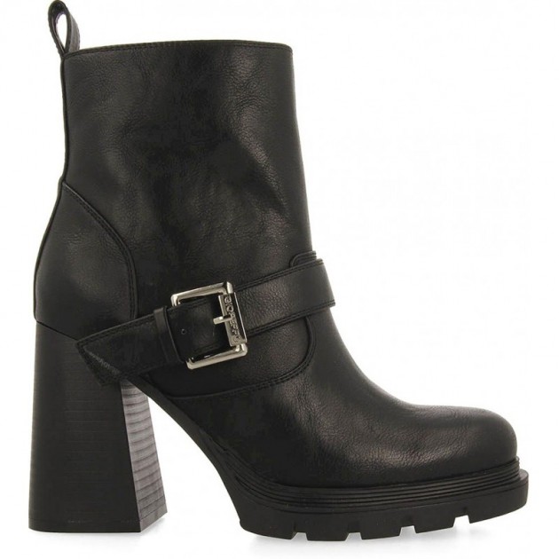 Bottines style motard à talon GIOSEPPO SIOFOK 73400 NEGRO Bottines style motard à talon GIOSEPPO SIOFOK 73400 NEGRO