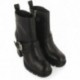Bottines style motard à talon GIOSEPPO SIOFOK 73400 NEGRO