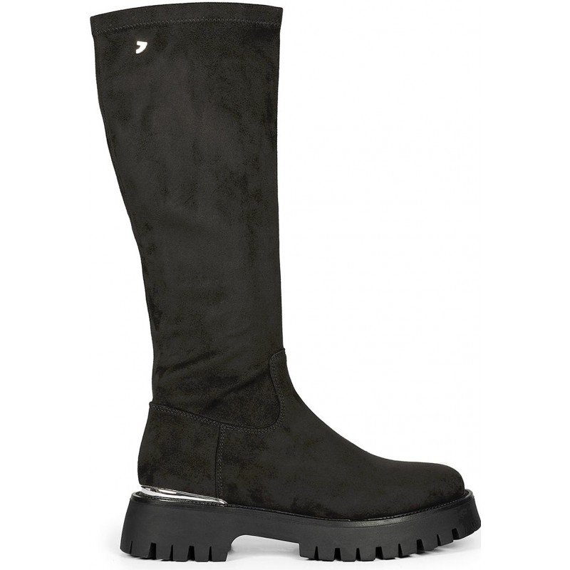 GIOSEPPO ENYING bottes en velours 73203 NEGRO