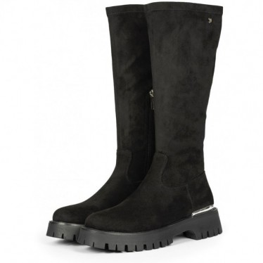 GIOSEPPO ENYING bottes en velours 73203 NEGRO