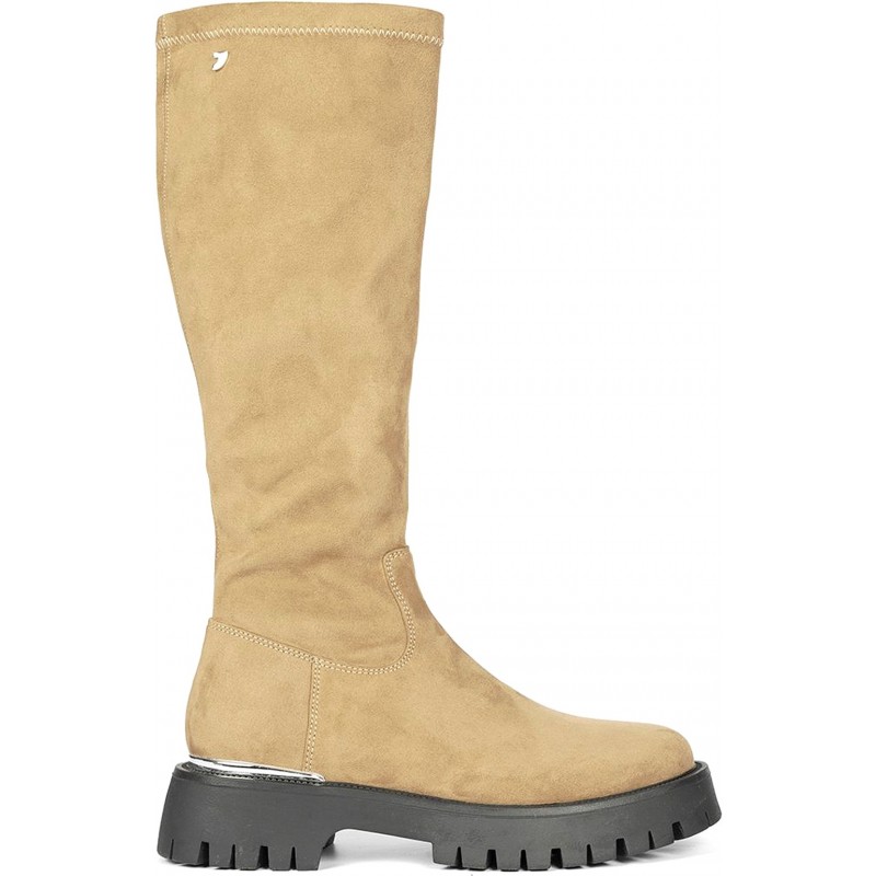 GIOSEPPO ENYING bottes en velours 73203 TAUPE