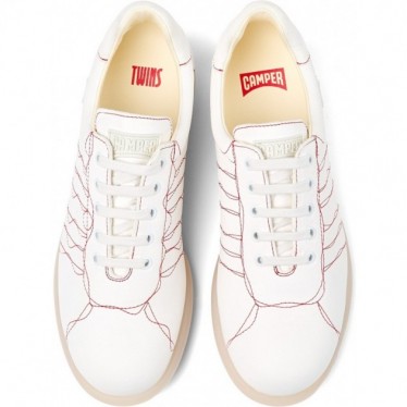 Camper K100968 Baskets homme Twins Pela WHITE_002