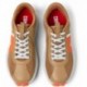 Camper K201614 Ballons de sport pour femme Athènes TAUPE_ORANGE_010