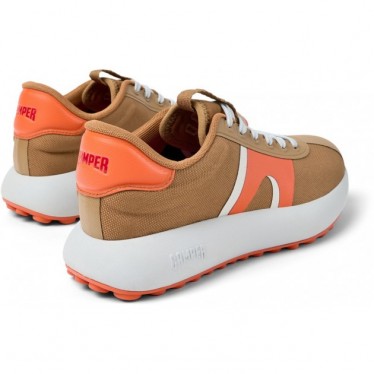 Camper K201614 Ballons de sport pour femme Athènes TAUPE_ORANGE_010