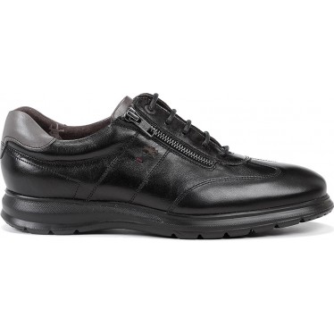 Chaussure avec fermeture éclair FLUCHOS Zeta F0606 NEGRO_GRAFITO