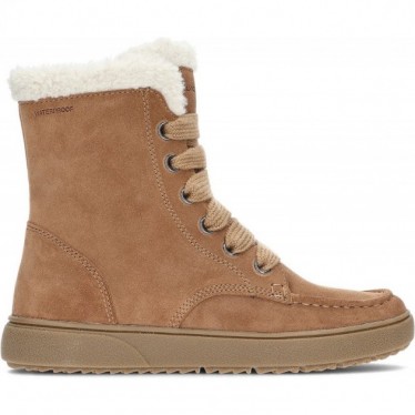 GEOX J46HYC Bottines fille Theleven WHISKY