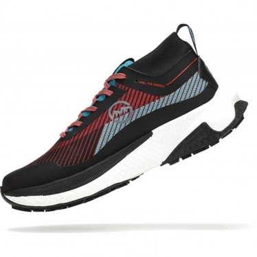 Baskets homme Fluchos ATOM Blast-Tex BLACK_RED