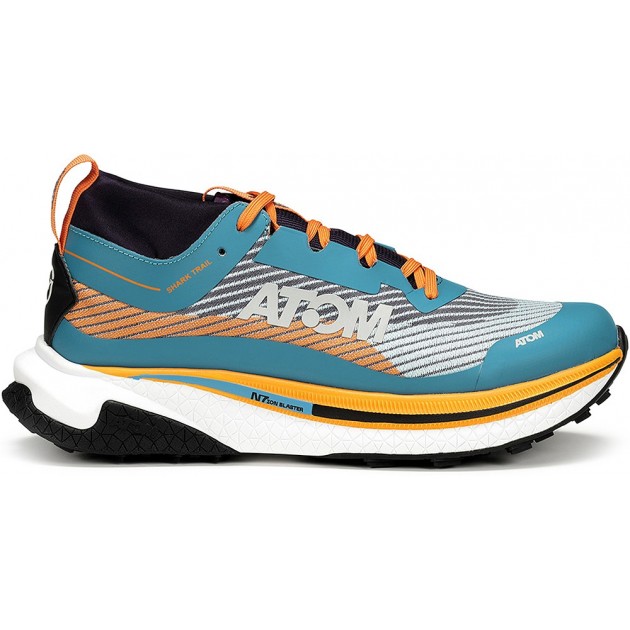 Chaussures Fluchos ATOM AT139 Shark Trail Blast pour hommes AQUA Chaussures Fluchos ATOM AT139 Shark Trail Blast pour hommes AQUA