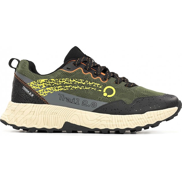Chaussures homme Fluchos ATOM AT158 Trail Running Terra 2.0 KAKI