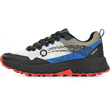 Chaussures homme Fluchos ATOM AT158 Trail Running Terra 2.0 DARK_WHITE