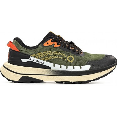 Baskets homme Fluchos ATOM AT166 Trail Running K4 KAKI