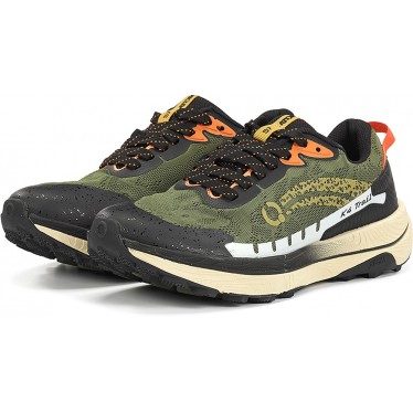 Baskets homme Fluchos ATOM AT166 Trail Running K4 KAKI