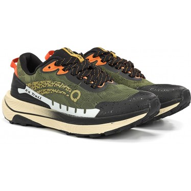 Baskets homme Fluchos ATOM AT166 Trail Running K4 KAKI
