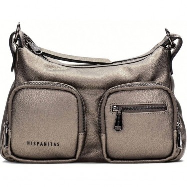 Hispanitas Sac à Bandoulière Femme BI243525 Samba BASALTO