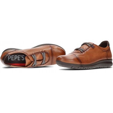 Pepe Menargues 21385 Chaussures femme élastiques MARRON