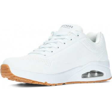 SPORTS SKECHERS UNO STAND SUR AIR 52458 WHITE