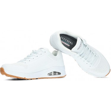 SPORTS SKECHERS UNO STAND SUR AIR 52458 WHITE
