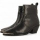 GIOSEPPO SMYRNA bottines en cuir style cowboy 73230 NEGRO