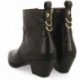 GIOSEPPO SMYRNA bottines en cuir style cowboy 73230 NEGRO