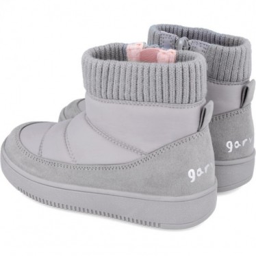 Bottines matelassées pour fille GARVALIN 241350 GRIS_B156
