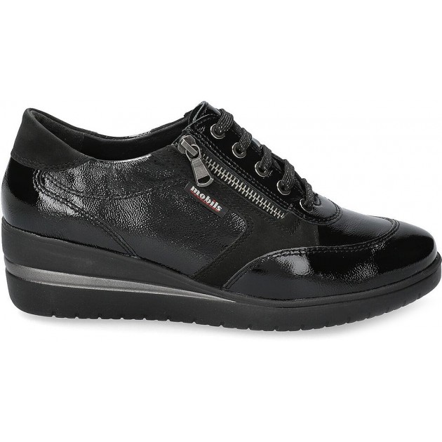 BASKETS MEPHISTO PATRIZIA2 BLACK_CHAROL BASKETS MEPHISTO PATRIZIA2 BLACK_CHAROL
