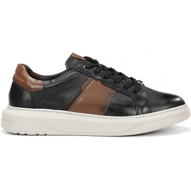 FLUCHOS baskets homme f2043 boston NEGRO