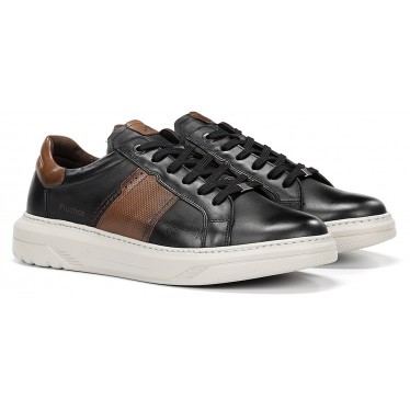 FLUCHOS baskets homme f2043 boston NEGRO