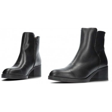 Bottines femme Wonders G-6240 Isy NEGRO