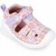 SANDALE EN TOILE IMPRIMÉE BIOMÉCANIQUE 242181-A BLANCO