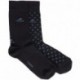 CHAUSSETTES LONGUES FLEURIES CA0009 NAVY_BLACK