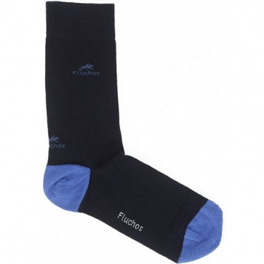 CHAUSSETTES LONGUES FLEURIES CA0009 NAVY