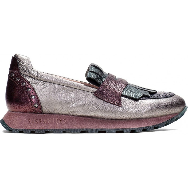 HISPANITAS mocassin de sport CHI243509 ACERO_C004
