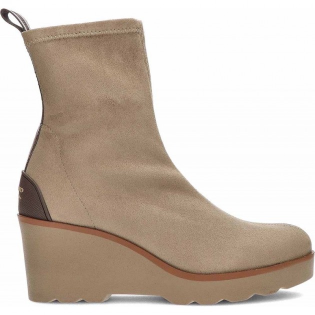 Botte femme PEDRO MIRALLES 26475 daim stretch TAUPE Botte femme PEDRO MIRALLES 26475 daim stretch TAUPE