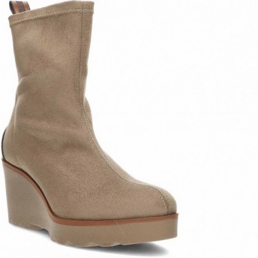 Botte femme PEDRO MIRALLES 26475 daim stretch TAUPE