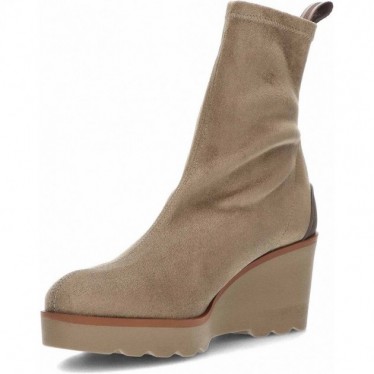 Botte femme PEDRO MIRALLES 26475 daim stretch TAUPE