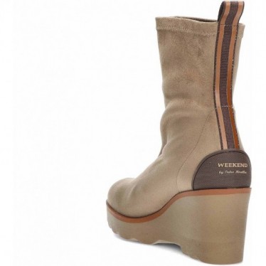 Botte femme PEDRO MIRALLES 26475 daim stretch TAUPE