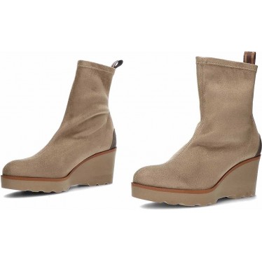 Botte femme PEDRO MIRALLES 26475 daim stretch TAUPE