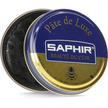CIRE POUR CHAUSSURES AVEC CUIR LISSE SAPHIR AVEL16320 DARK_BROWN