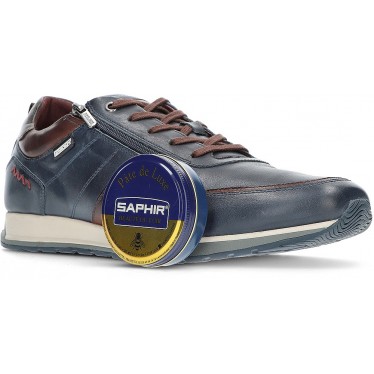 CIRE POUR CHAUSSURES AVEC CUIR LISSE SAPHIR AVEL16320 NAVY