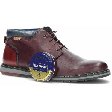 CIRE POUR CHAUSSURES AVEC CUIR LISSE SAPHIR AVEL16320 BURDEOS