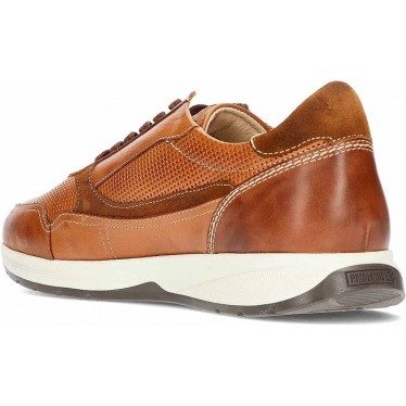 Baskets homme avec fermeture éclair Pikolinos M2B-6263C1 Getafe BRANDY