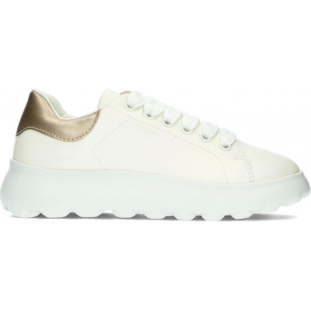 Chaussures de sport fille GEOX Puffypop J55MRA WHITE_PLATINUM Chaussures de sport fille GEOX Puffypop J55MRA WHITE_PLATINUM