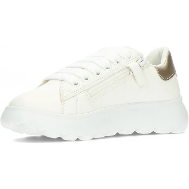 Chaussures de sport fille GEOX Puffypop J55MRA WHITE_PLATINUM