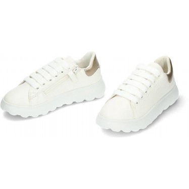 Chaussures de sport fille GEOX Puffypop J55MRA WHITE_PLATINUM