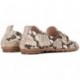 Hispanitas HV254027 Mocassins femme Bombay SNAKE_TAUPE_C003